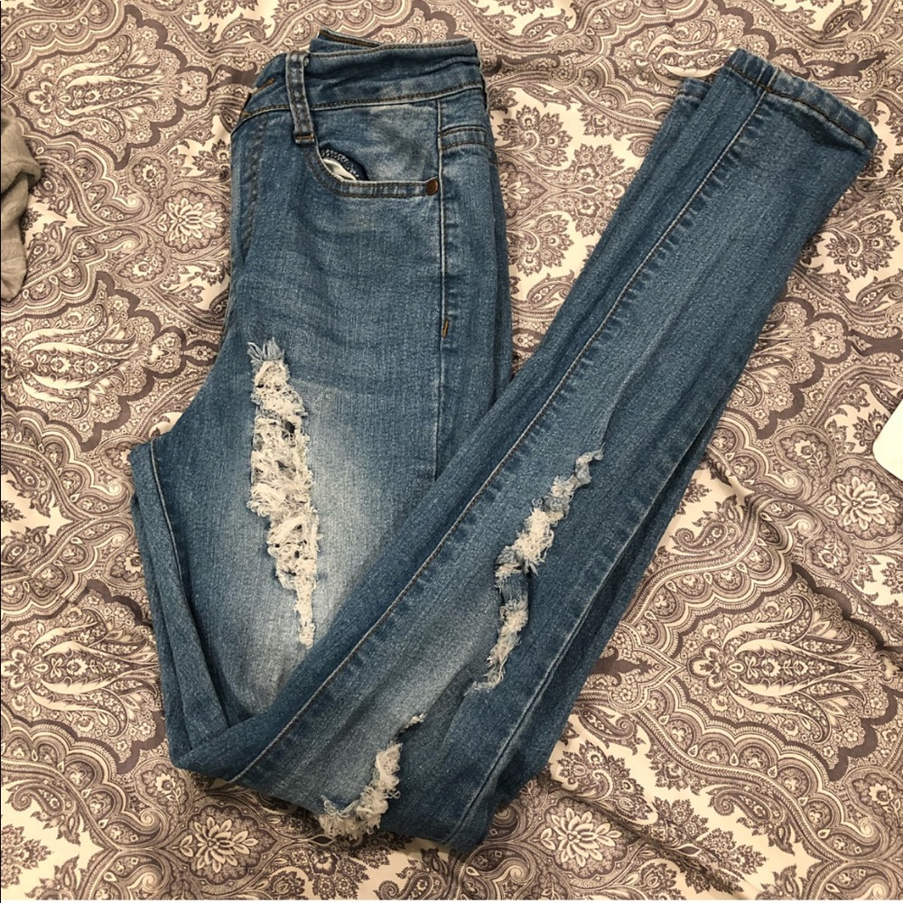 Fashion Nova high waisted jeans